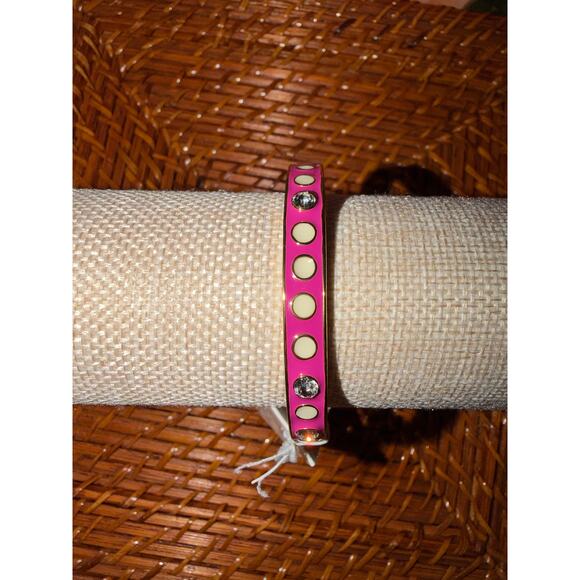 Kate Spade New York “Earn Your Stripes” Enamel Bangle NWT - Picture 3 of 11